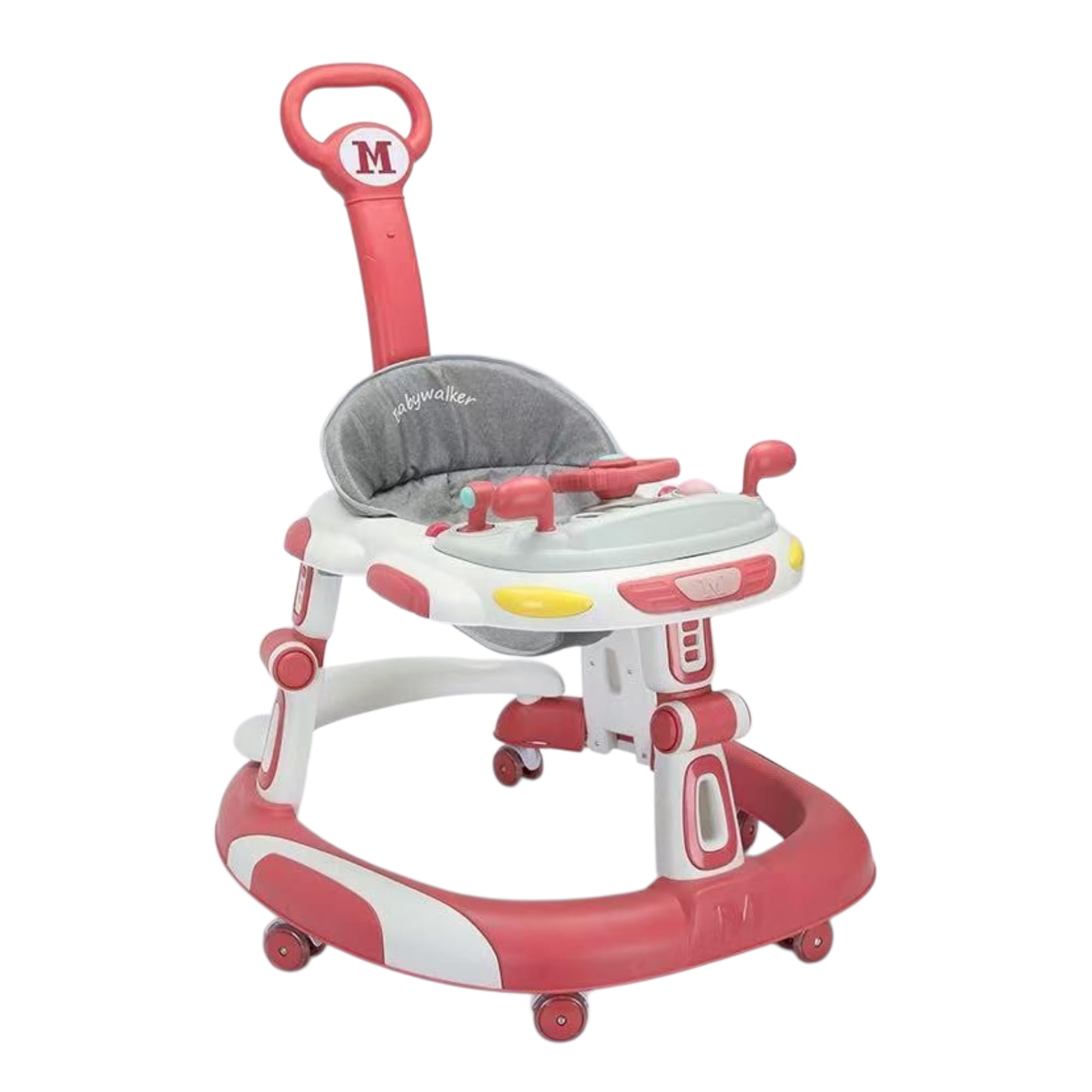 constipatia la bebelusi de 1 luna Premergator 2 in 1 pentru Bebelusi cu Tavita de Activitati - Roz