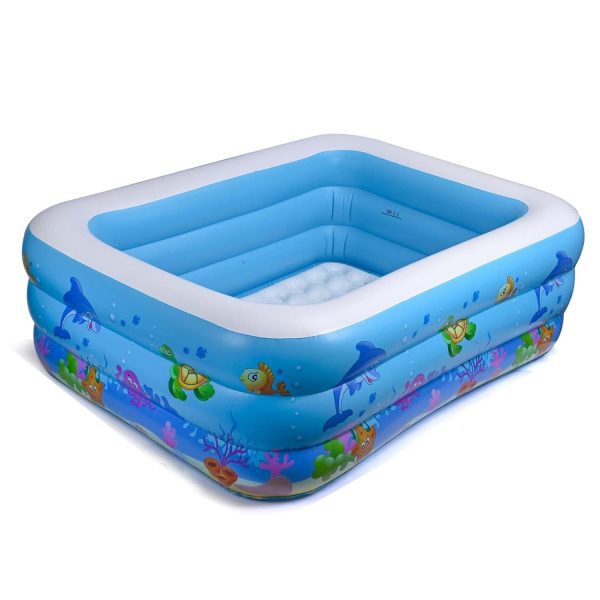 Piscina pentru Copii Gonflabila si Confortabila 196 x 143 x 60 cm