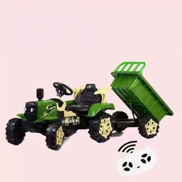 Tractor pentru Copii Electric cu Telecomanda Sunete si Led 380 W