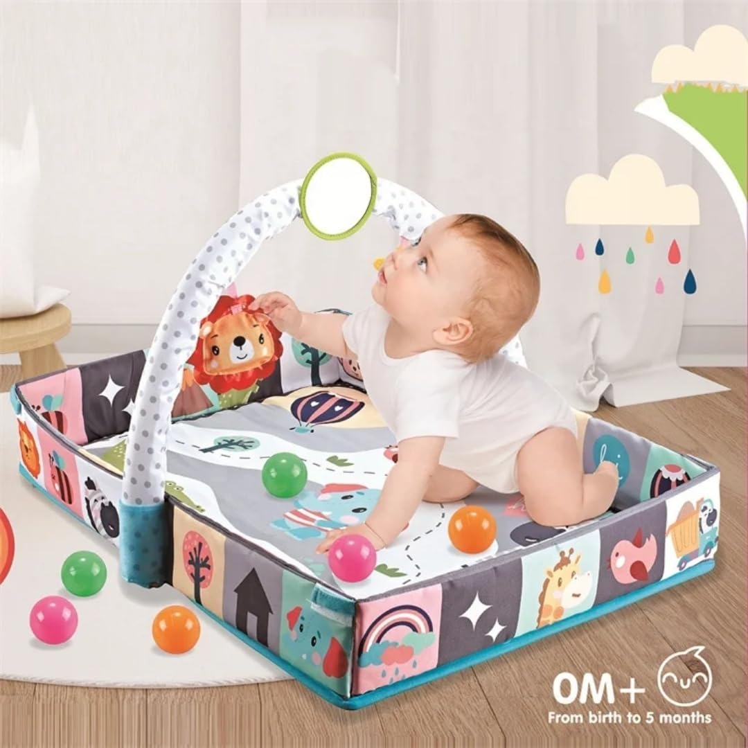 Centru de Activitati Bebe 3 in 1 cu Salteluta Interactiva