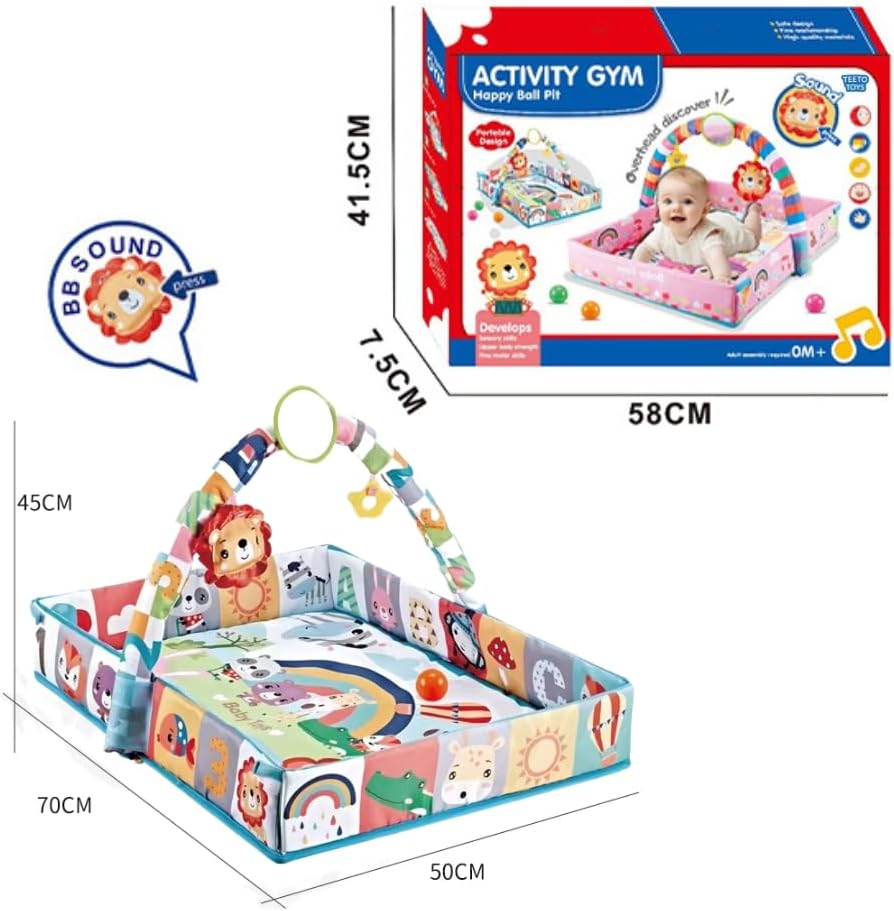 Centru de Activitati Bebe 3 in 1 cu Salteluta Interactiva6
