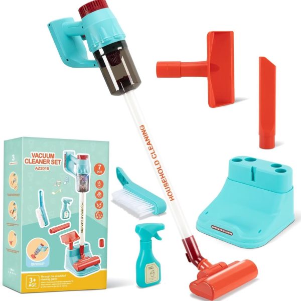 Jucarie Aspirator pentru Copii Vertical 2 in 1 cu Lumini si Sunete