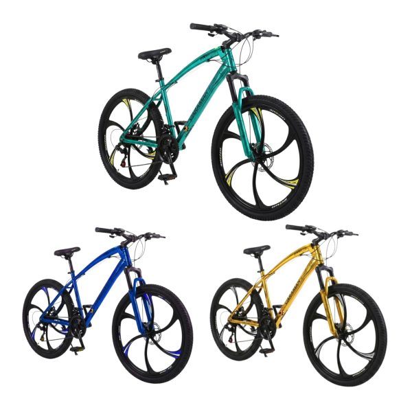 Bicicleta Copii 26 Inch cu Frane pe Disc Suspensii si 21 Viteze