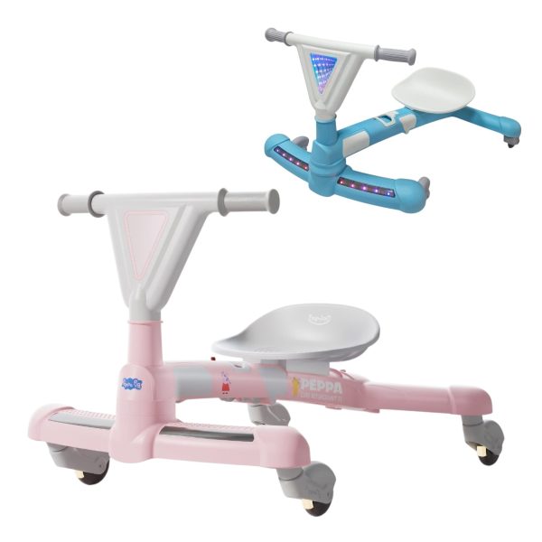 Kart Pliabil pentru Copii cu Rotire 360° Lumini Led si Muzica