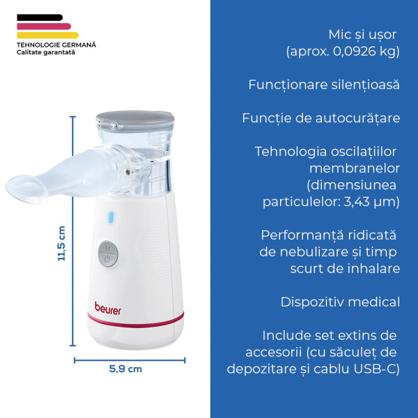 Aparat de Aerosoli Nebulizator pentru Copii si Adulti2