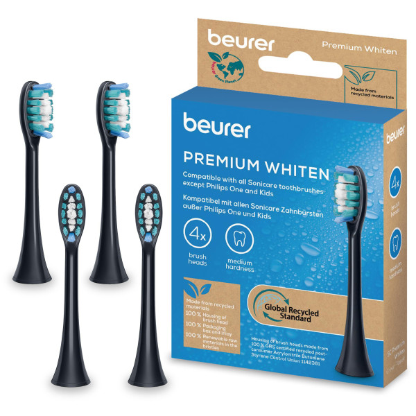 4 x Capete de perie Premium Whiten pentru periute sonice SC30 SC50