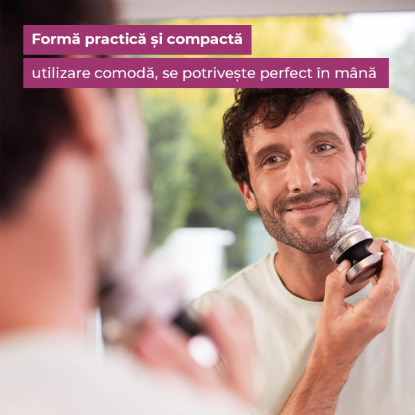 Perie Faciala Rotativa Design Ergonomic cu Accesorii 5