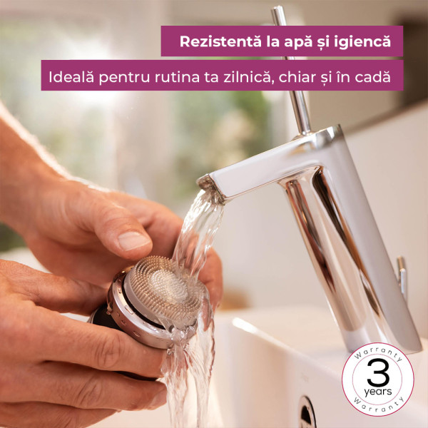 Perie Faciala Rotativa Design Ergonomic cu Accesorii 3