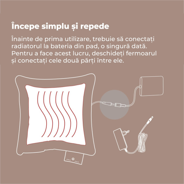 Perna Electrica Reincarcabila cu Acumulator Taupe 5