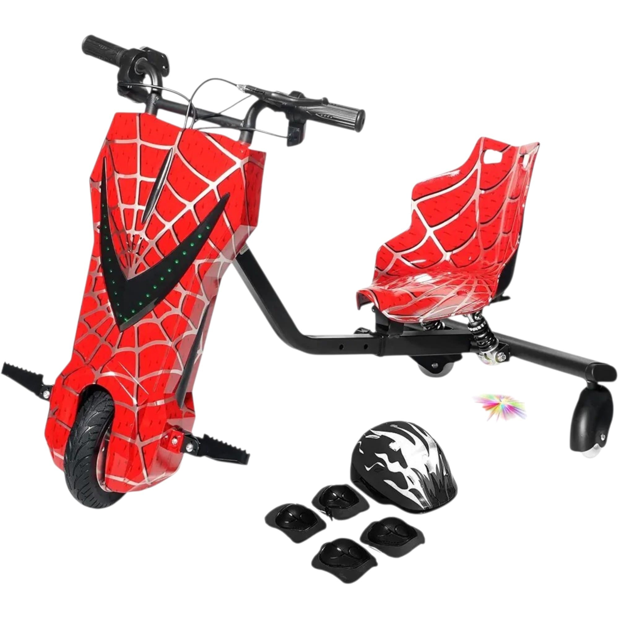 Tricicleta Drift Copii 8 Inch cu Set de Protectie Inclus si Lumini Led1