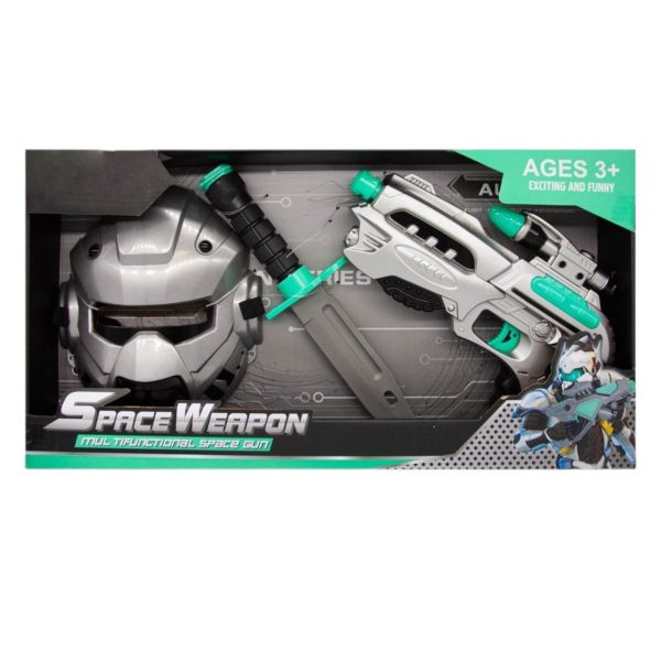 Set de Joc Interactiv Arma Spatiala Masca si Accesorii