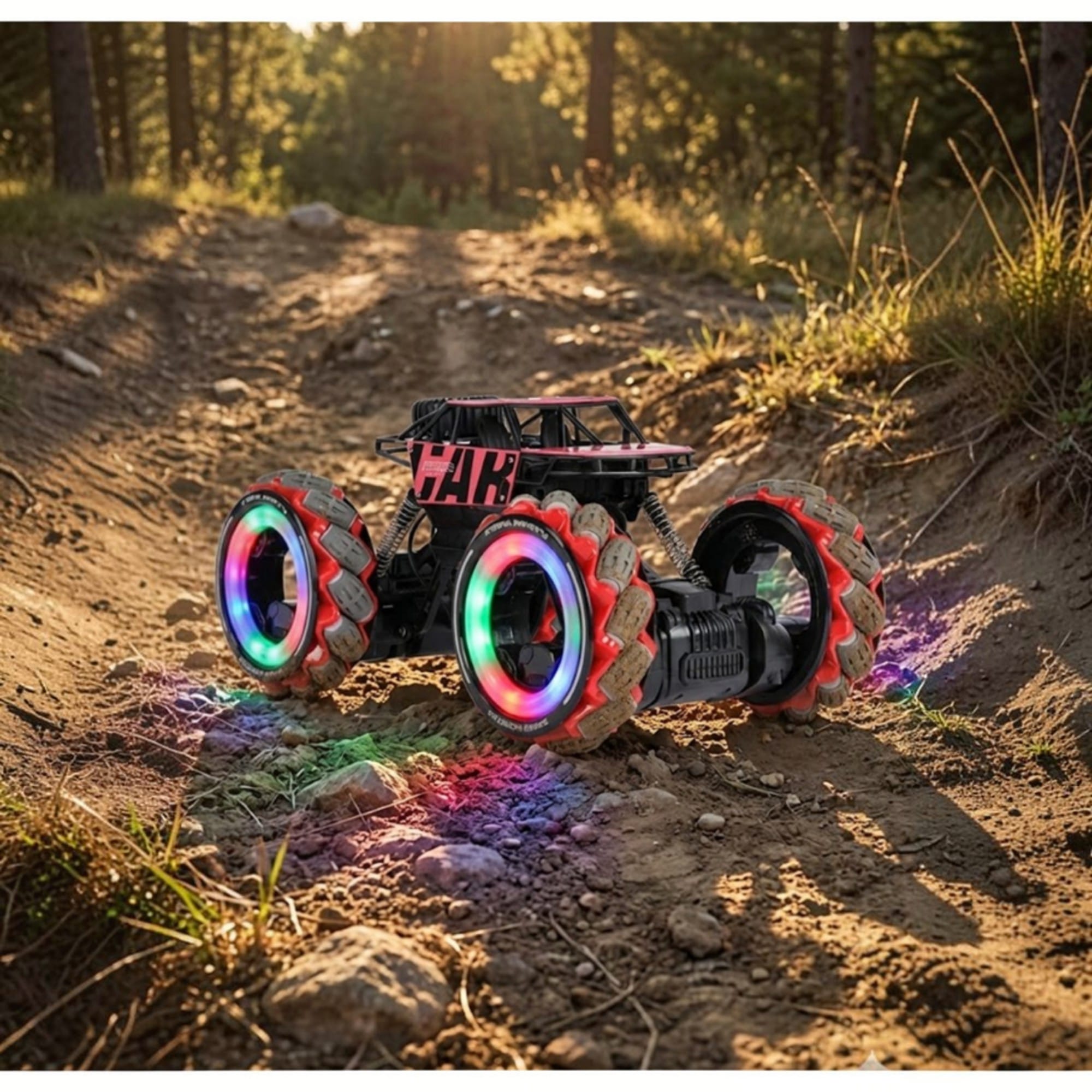 Masinuta Off Road cu Telecomanda 4x4 si Lumini Led 3