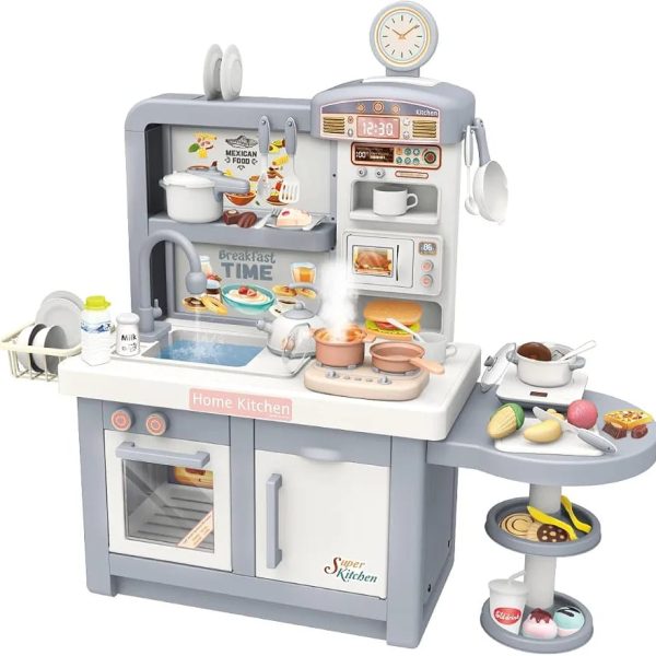 Bucatarie de Jucarie Interactiva cu Sunete si 44 Accesorii