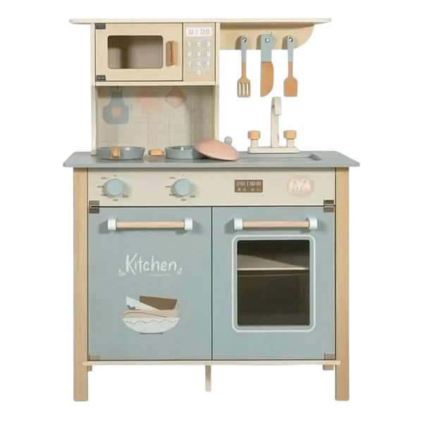 Bucatarie de Jucarie din Lemn pentru Copii Design Modern