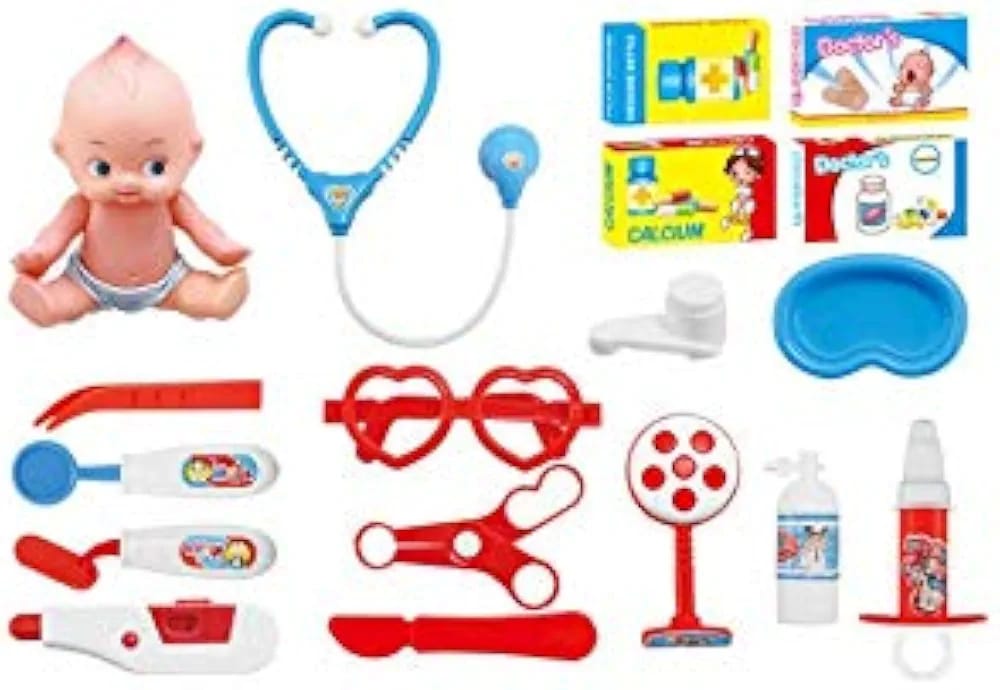 Set de Doctor Interactiv pentru Copii cu Bebe si Accesorii 2