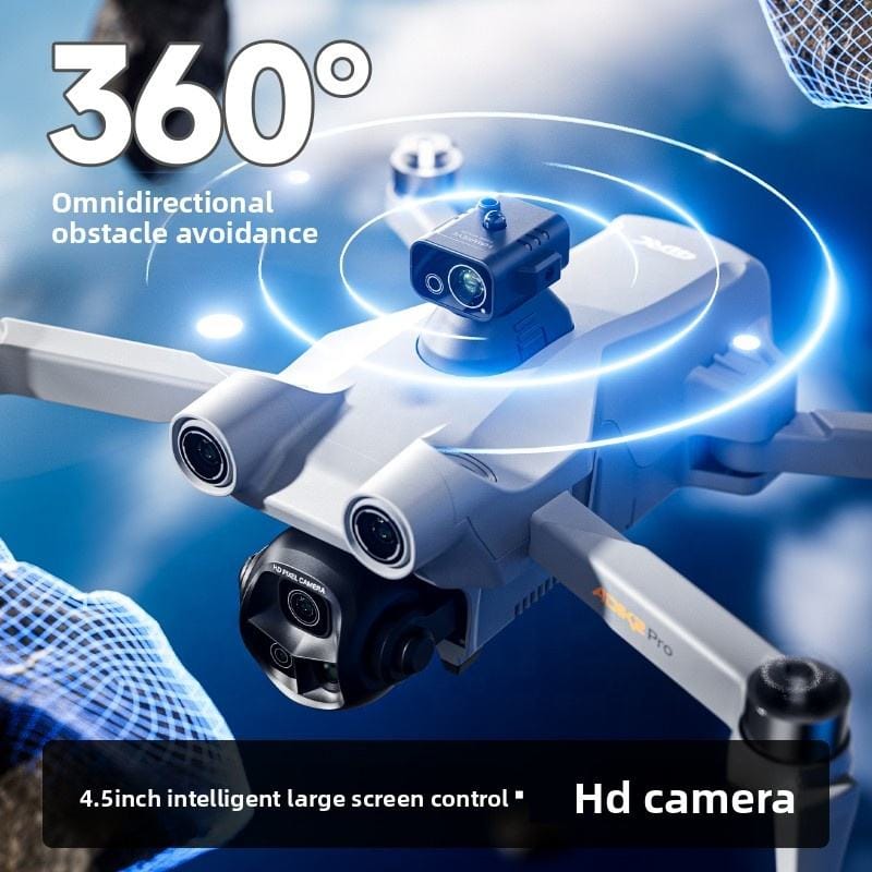 Drona Inteligenta cu Telecomanda Ecran 4 Inch 3 Camere HD 2