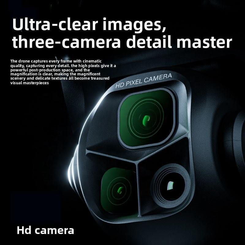 Drona Inteligenta cu Telecomanda Ecran 4 Inch 3 Camere HD 4