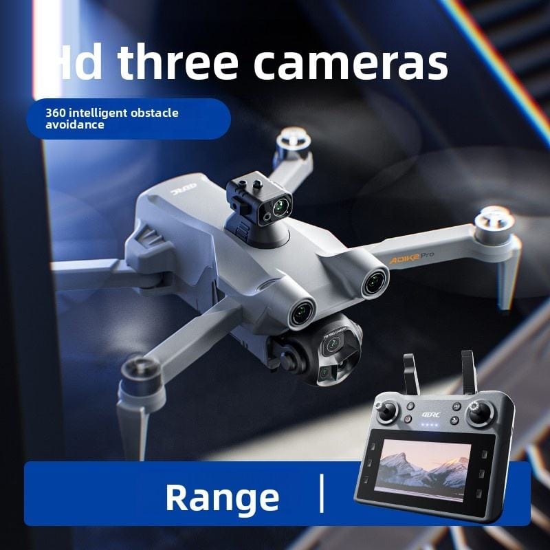 Drona Inteligenta cu Telecomanda Ecran 4 Inch 3 Camere HD 5