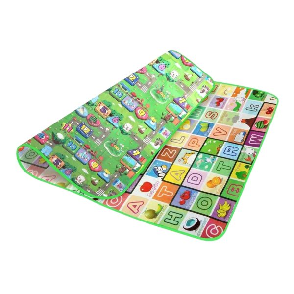 Covor de Joaca Termoizolant Reversibil Fructe Circuit 180x200 cm