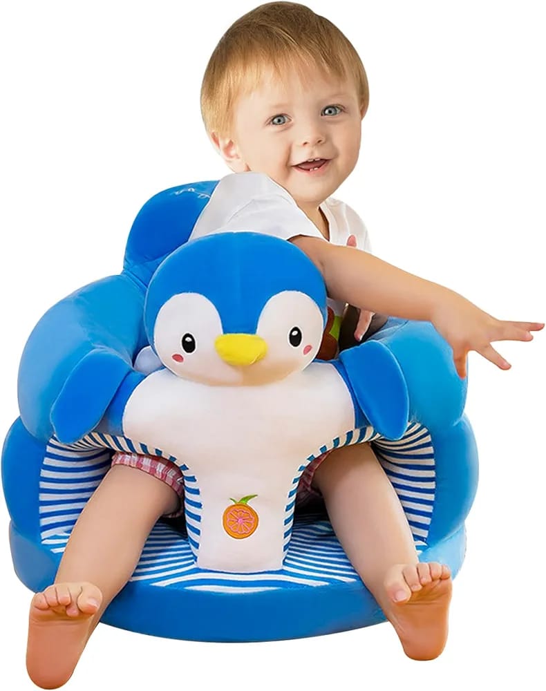 Fotoliu de Plus cu Spatar pentru Bebelusi Pinguin 2