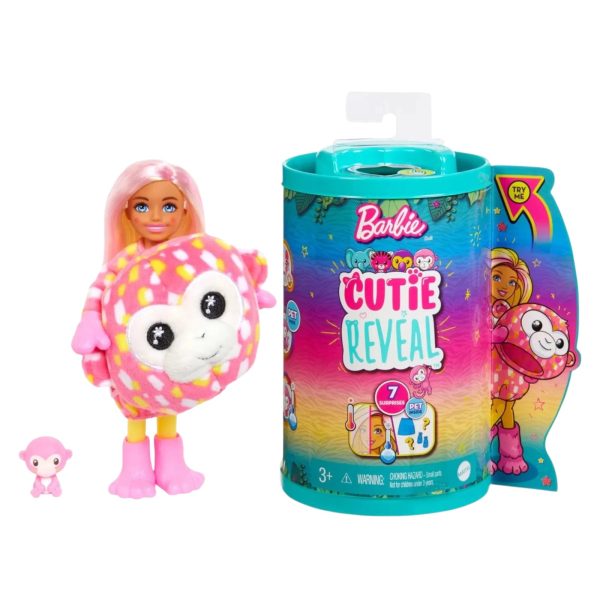 Cutie Surpriza cu Papusa Barbie Costum Surpriza si Animalut