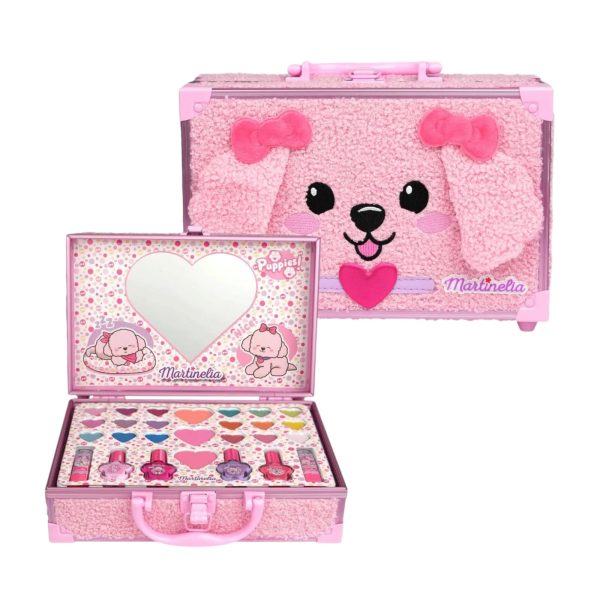 Set de Machiaj pentru Copii in Cutie Catelus de Plus Martinelia