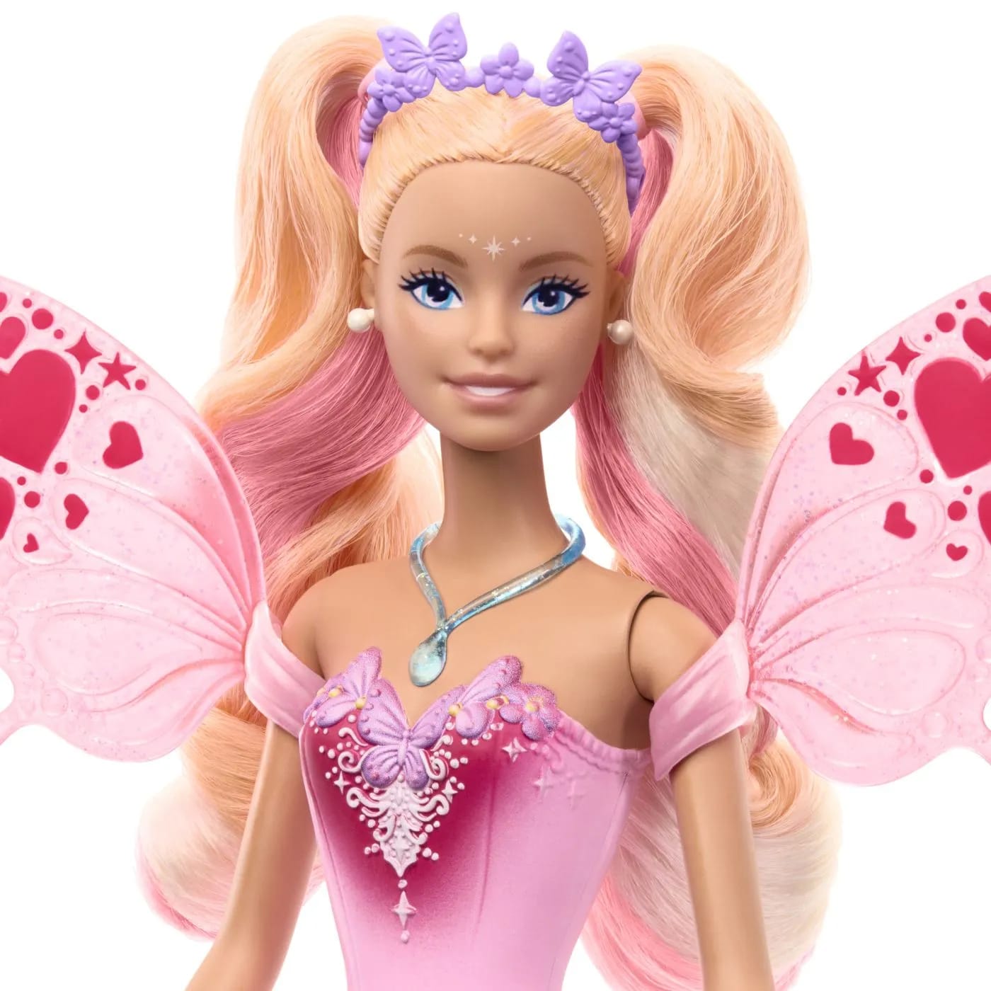 Papusa Barbie Zana Magica Color Change Fairy cu Accesorii 4