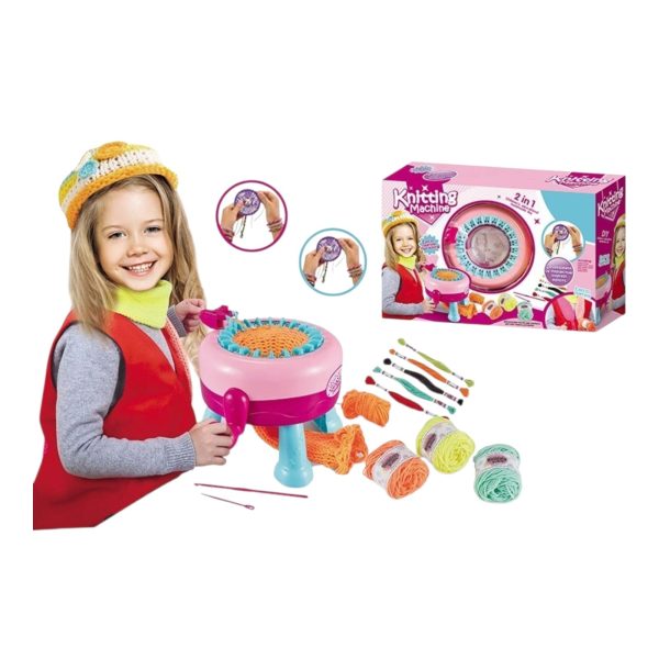 Set Creativ DIY de Crosetat 2 in 1 pentru Copii cu Accesorii
